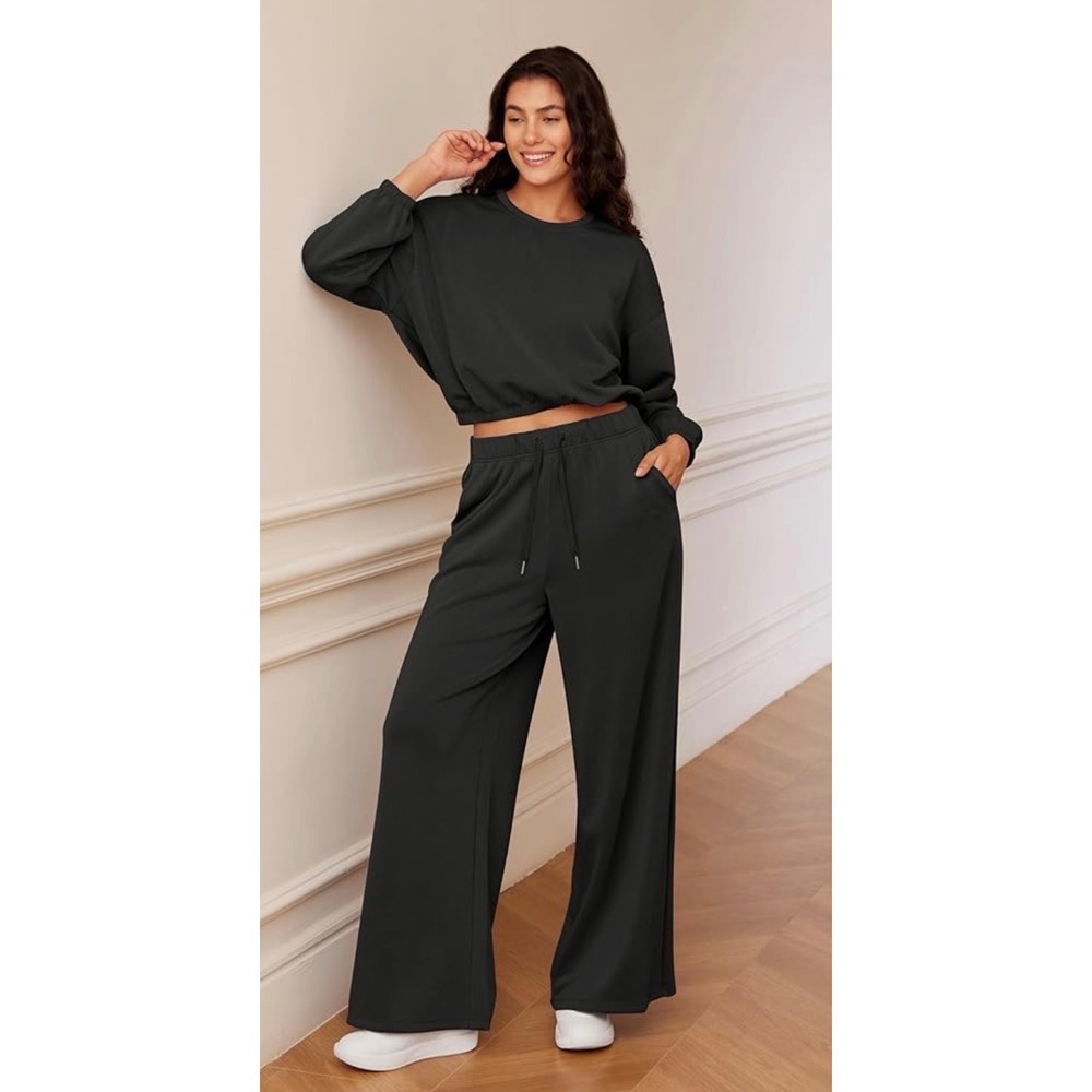 Ododos Extra Wide Leg Lounge Pants Modal lux